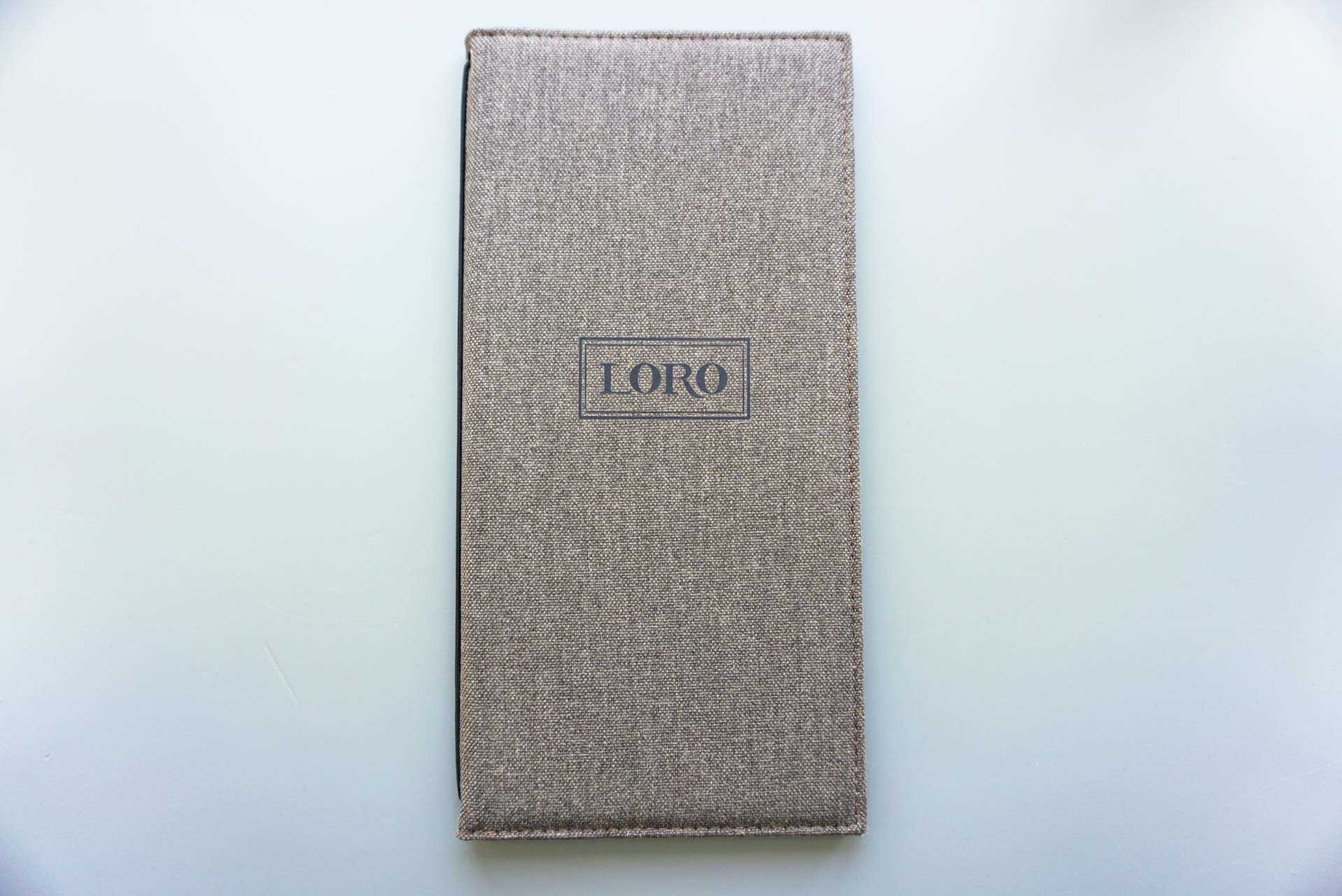 Папки меню для ресторана LORO